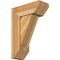 Ekena Millwork Traditional Slat Rough Sawn Bracket w/ Offset Brace, Western Red Cedar, 8"W x 20"D x 28"H BKT0806X20X28TRA06RWR - alternate 1